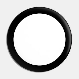 White circle Pin