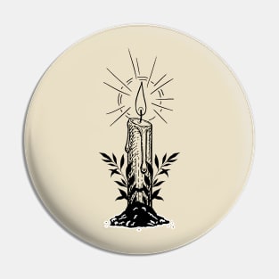 Illumined Apparel Candle Front Pin