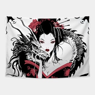 Seductive geisha 7402 Tapestry