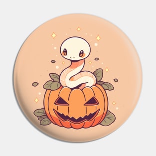 Snake in a pumpkin Pin