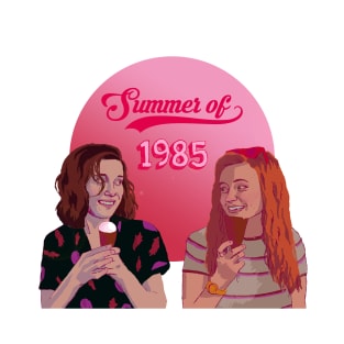 Summer -El and Max - Stranger Things T-Shirt