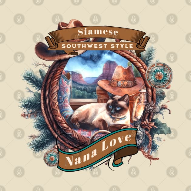 Sedona Cat Southwest Style Nana Love 56Z by catsloveart