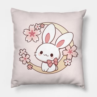 Sakura Moon Bunny | Kawaii Pillow