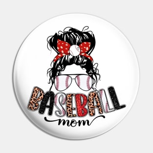 Baseball Mom Pin