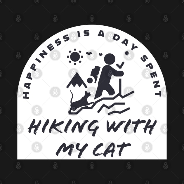 Happiness Is A Day Spent Hiking With My Cat by kooicat