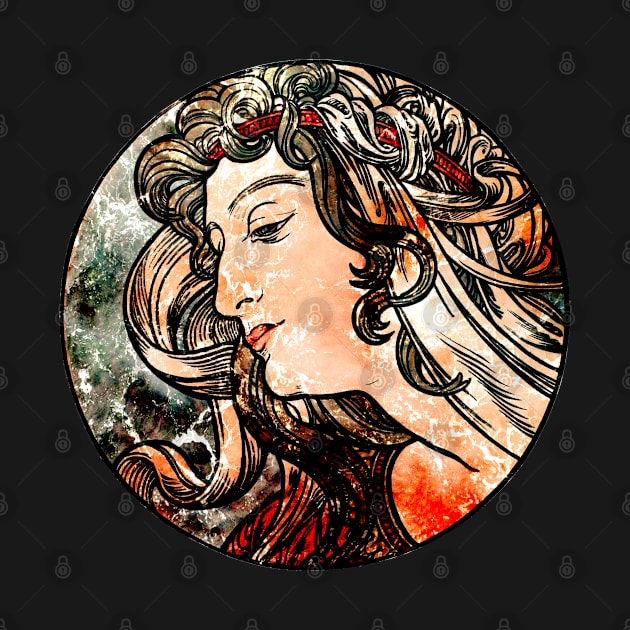 Art Nouveau Goddess by Heartsake