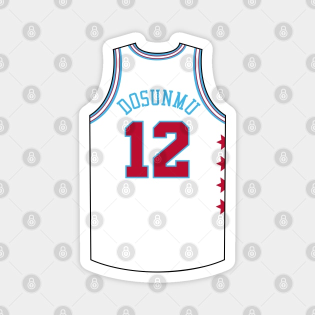 Ayo Dosunmu Chicago Jersey Qiangy Magnet by qiangdade