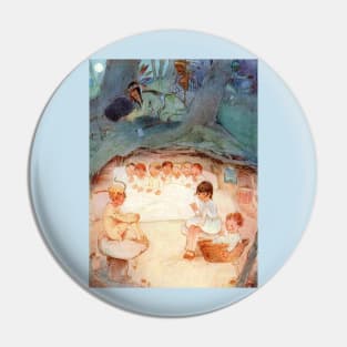 The House Under the Ground - Peter Pan and Wendy, Mabel Lucie Attwell Pin