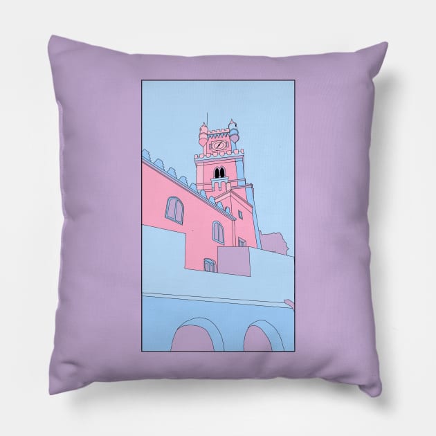 Palácio da Pena - Marshmallow Pillow by InfiniTrevo