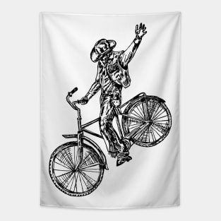 SEEMBO Cowboy Cycling Bicycle Bicycling Biking Riding Bike Tapestry