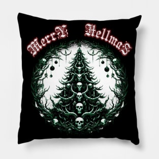 Macabre Christmas Tree Pillow