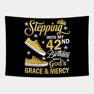 Stepping Into My 42nd Birthday With God's Grace & Mercy Bday Tapestry