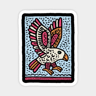 Whimsical Eaglet | Brave Fledgling Graphic Magnet