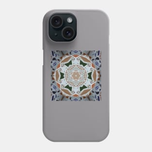 Tile Fragments Mandala Phone Case