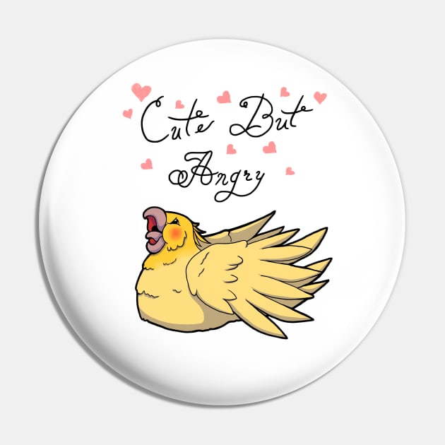 Cute But Angry (Yellow tiel) Pin by Adastumae