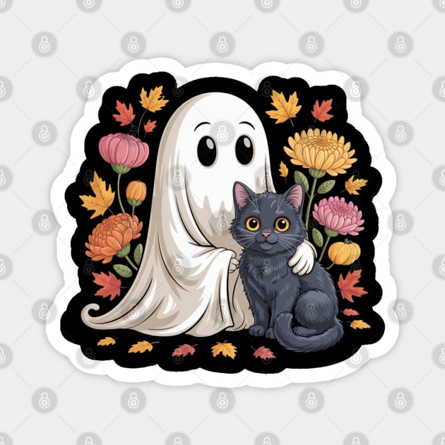 Halloween-Vibes Magnet by Creatifly Graphic Tees