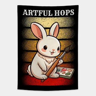 Easter rabbit artist Tapestry