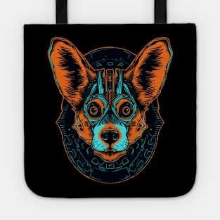 heavy metal corgi Tote