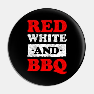 Red White And BBQ Pin