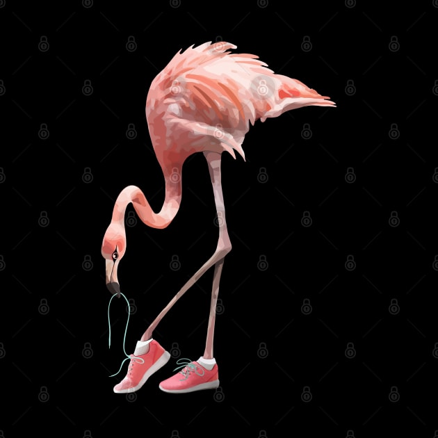 Flamingo and pink shoes by Collagedream