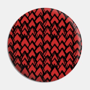 Monochrome Rhomb Pattern Pin