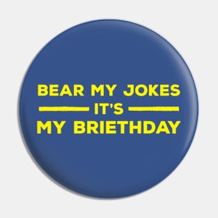 Birthday cheese pun Pin