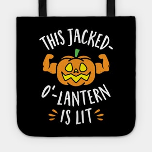 This Jacked-O'-Lantern Is Lit Tote