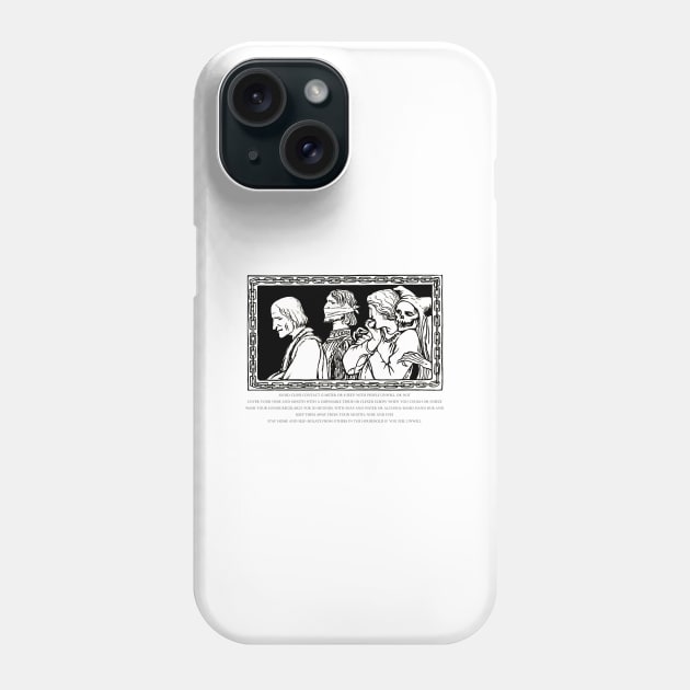 Covid-19 Prevention Phone Case by PictureNZ