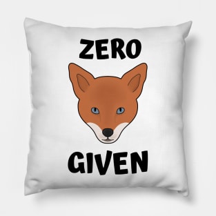 Zero fox given Pillow