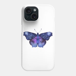 Night sky butterfly Phone Case