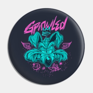 Growled Fox Pin