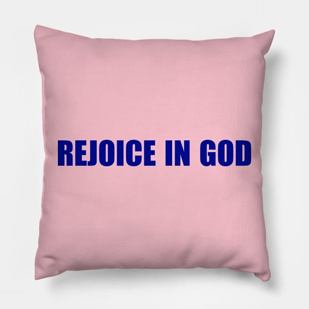 Rejoice Pillow by TheCreatedLight