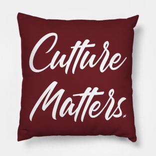 Culture Matters Pillow