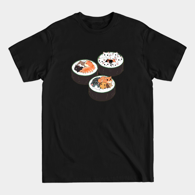 Disover Cute Sushi Cat - Sushi Cat - T-Shirt