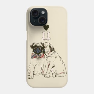 The Love of Pug Phone Case