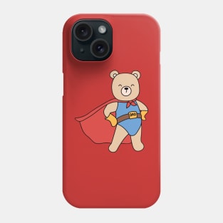 Funny Super Daddy Bear Phone Case