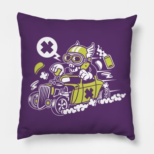 Drive fast die young Pillow