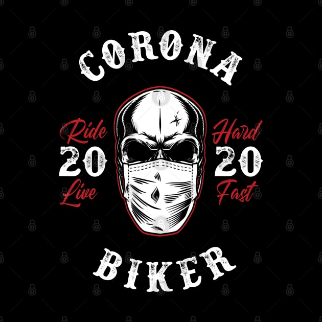 Corona Biker - Skull Mask by byfab