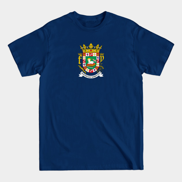 Discover Puerto Rican shield - Boricua - T-Shirt