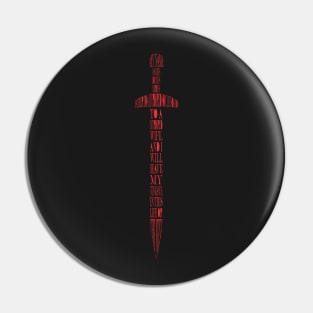 Gladiator sword words Pin