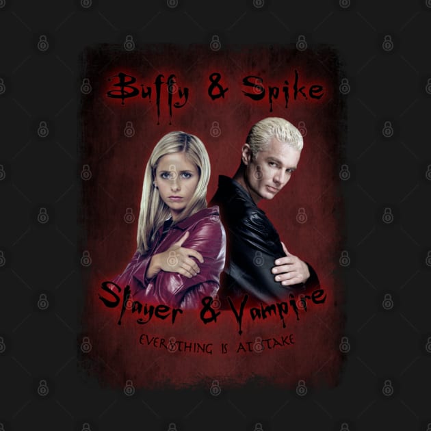 Buffy & Spike Vintage Look by CharXena