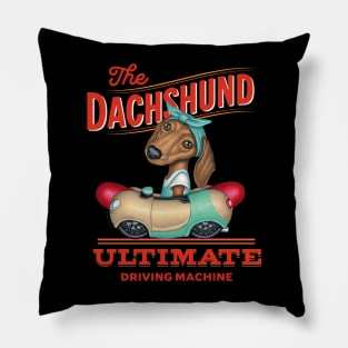 Dachshund Ultimate Driving Machine Pillow