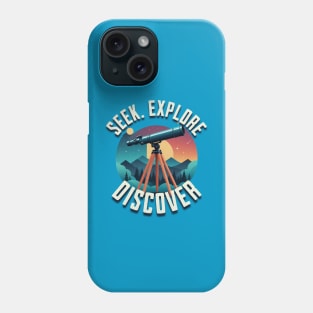 Galactic Explorer: Antique Telescope Astronomy Phone Case