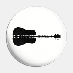 Sound Wave Guitar Pin