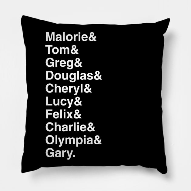 Bird Box Housemates Pillow by eightrobins