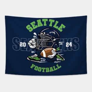 Seattle Football Tapestry