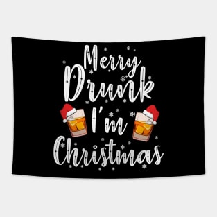 Merry Drunk I'm Christmas Tapestry