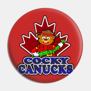 Cactusball: Cocky Canucks Pin