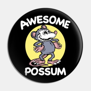 Awesome Possum Pin