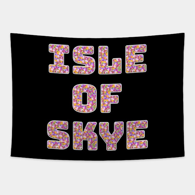 Flowery Isle of Skye Tapestry by Alex Bleakley